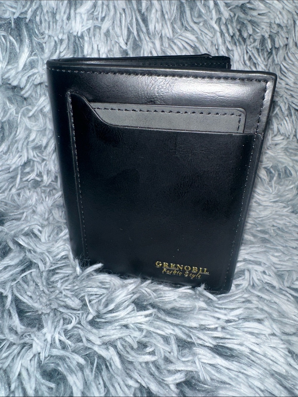 Grenobil Black Leather Men's Card & Key Holder
